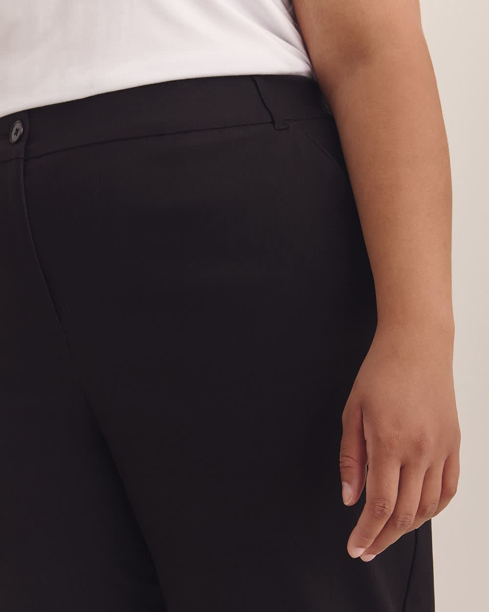 Responsible, Curvy Fit, Solid Straight Leg Pant