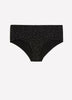 Black Star-Print Full Cotton Brief - tiVOGLIO