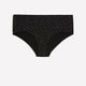 Black Star-Print Full Cotton Brief - tiVOGLIO