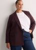 Black Double-Breasted City Blazer