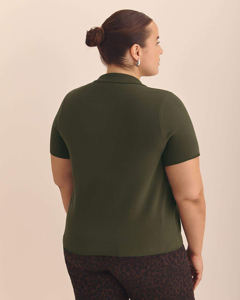 Cardigan en tricot à manches courtes - Addition Elle