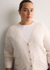 Loose Pointelle Knit Sweater Cardigan