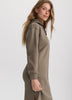 French Terry Hooded Midi Dress - Hyba