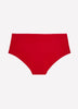 Red Cotton Full Brief with Heart Placement Print - tiVOGLIO
