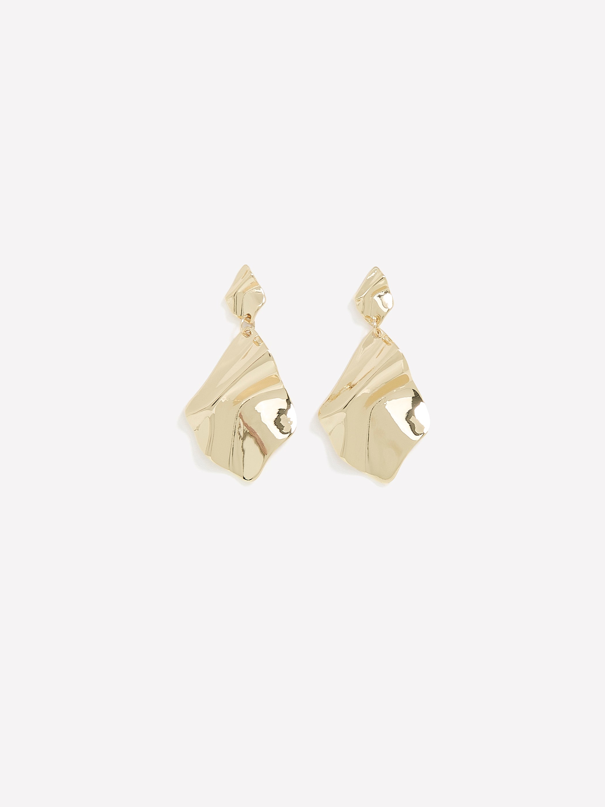 Boucles d'oreilles à pendentifs martelés