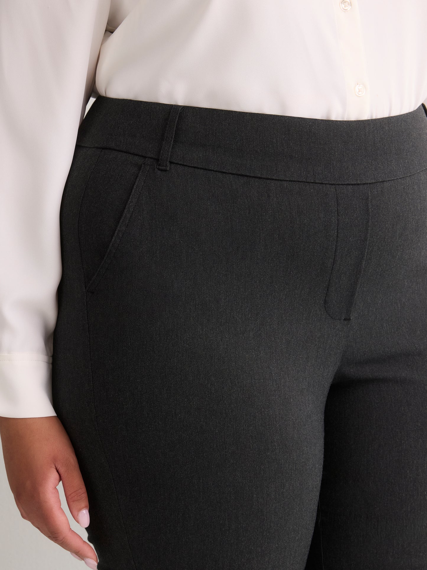 Responsible, Grey Skinny-Leg Savvy Pants