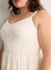 Sleeveless V-Neck Lace Maxi Dress - Addition Elle