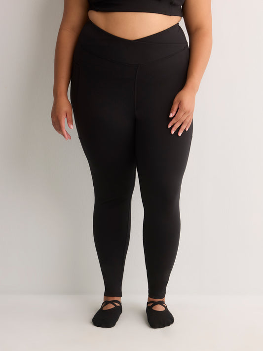 Responsible, Double Knit Crisscross Legging - Active Zone