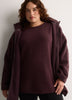Ottoman Wide Crew Neck Tunic Top - Active Zone