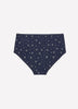 Blue Cotton Full Brief with Heart and Clover Print - tiVOGLIO