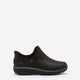 Wide Width, Easy Going Black Leather Bootie - Skechers