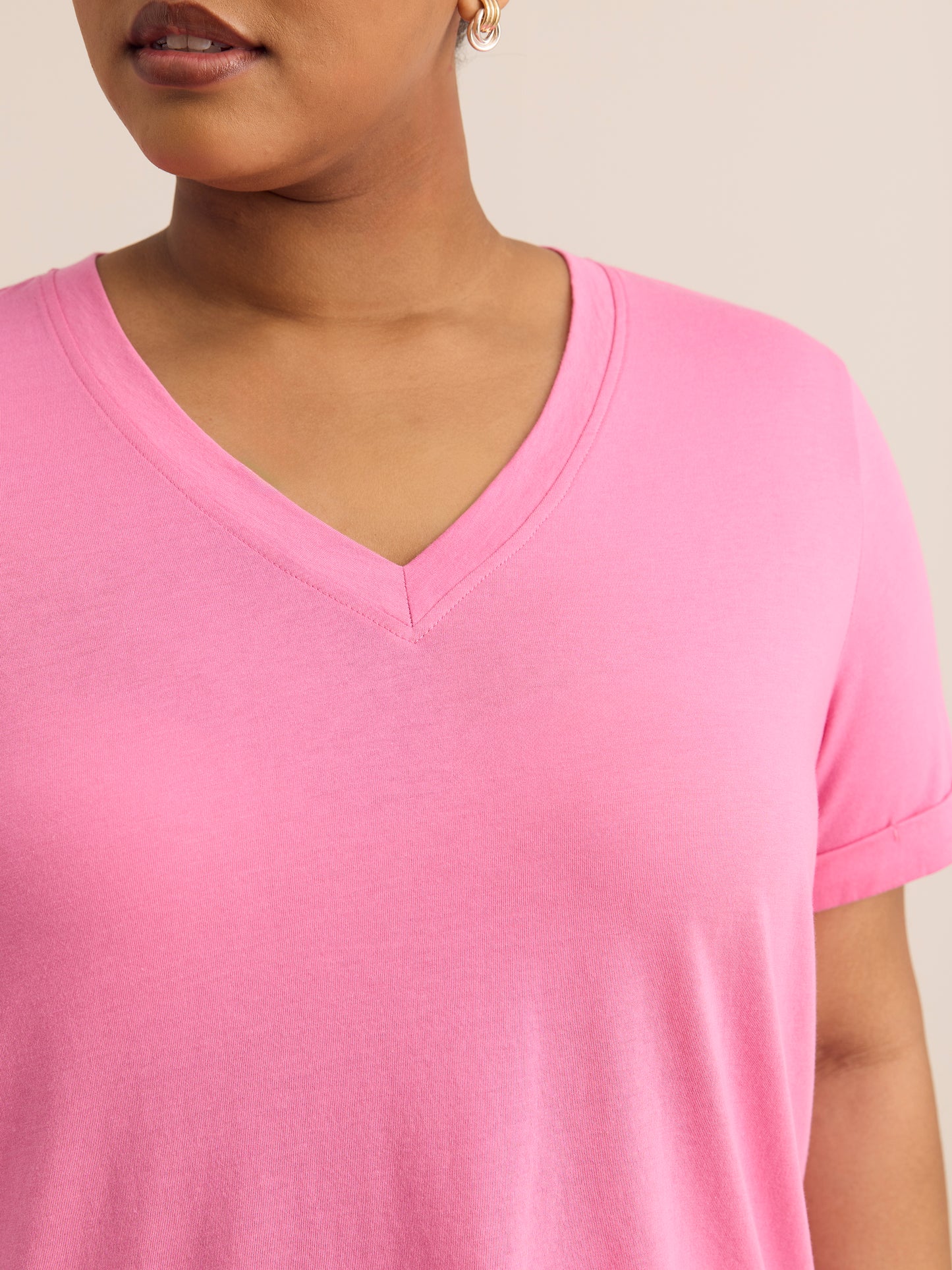 Responsible, Boyfriend-Fit Tee with Slits