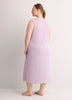 Sleeveless Long Rib Knit Sleepshirt - ti Voglio