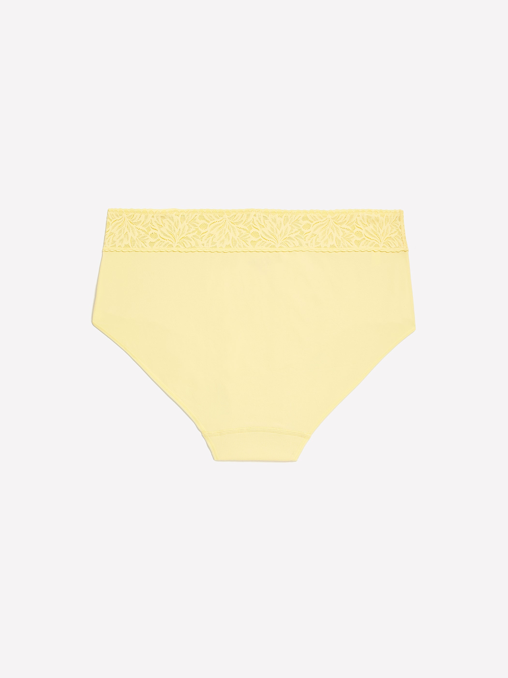 Seamless Full Brief with Lace-Trim Waistband - ti Voglio