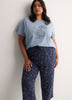 Printed Straight-Leg Capri Pyjama Pant - ti Voglio