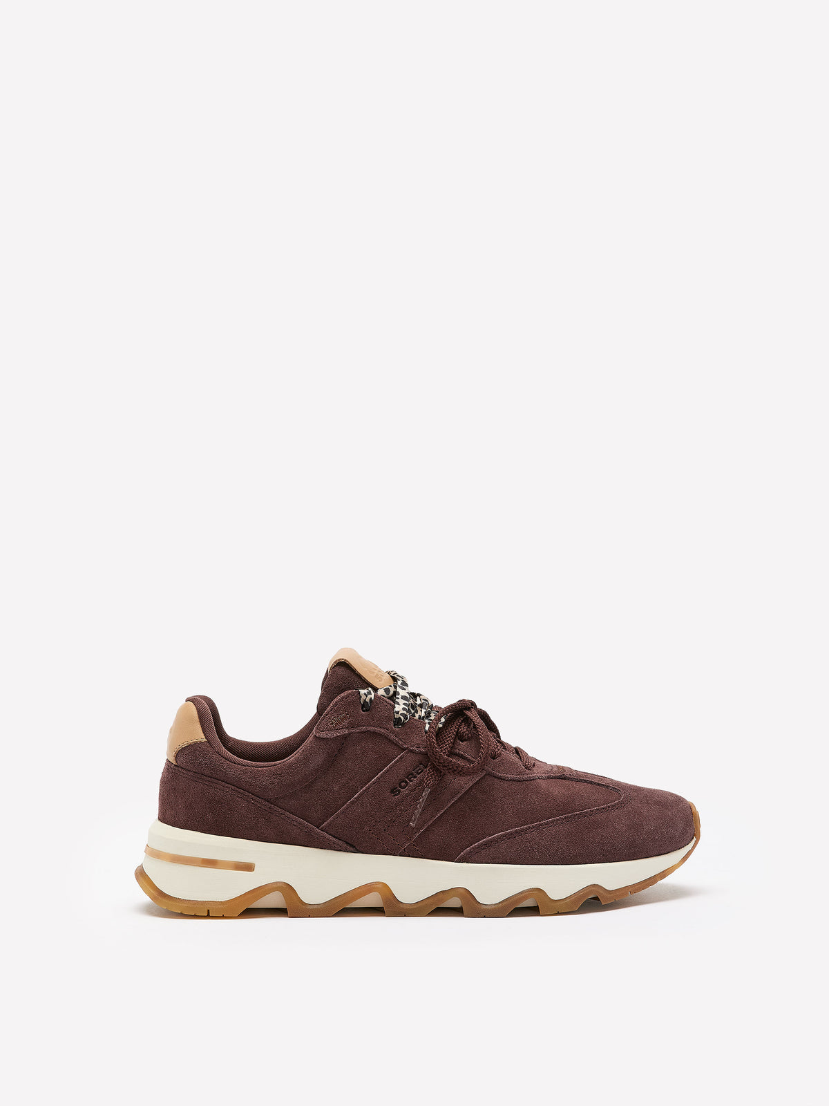 Regular Width, Dark Mauve Suede Kinetic Ember Lux Sneaker - Sorel