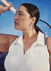 Sleeveless Pique Knit Polo Top - Active Zone