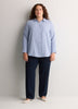 Responsible, Silky Buttoned Down Tunic Shirt