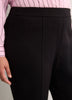Black Pull-On Bootcut Knit Pant, Essential Pant