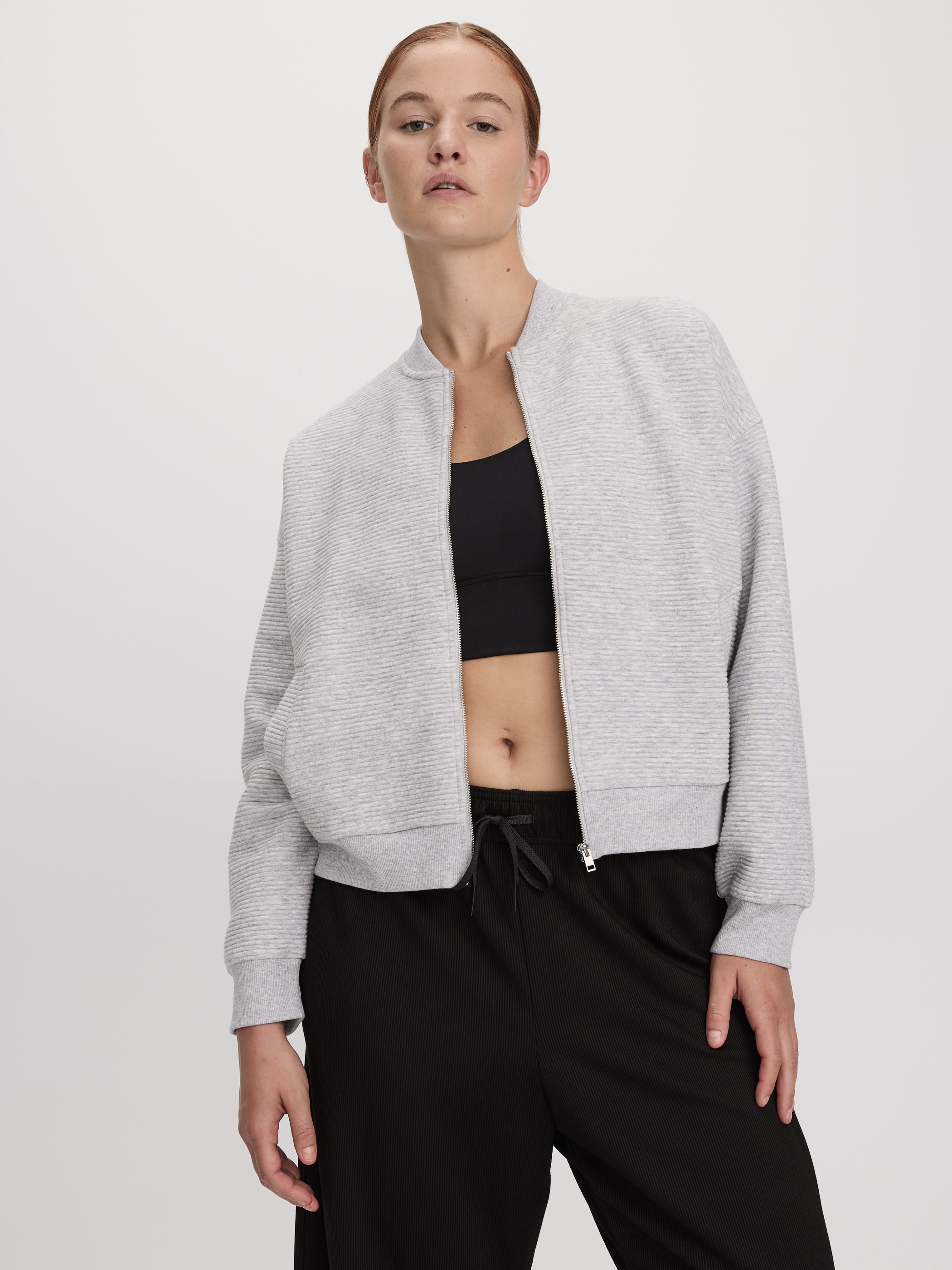 Jacquard Bomber Jacket - Hyba