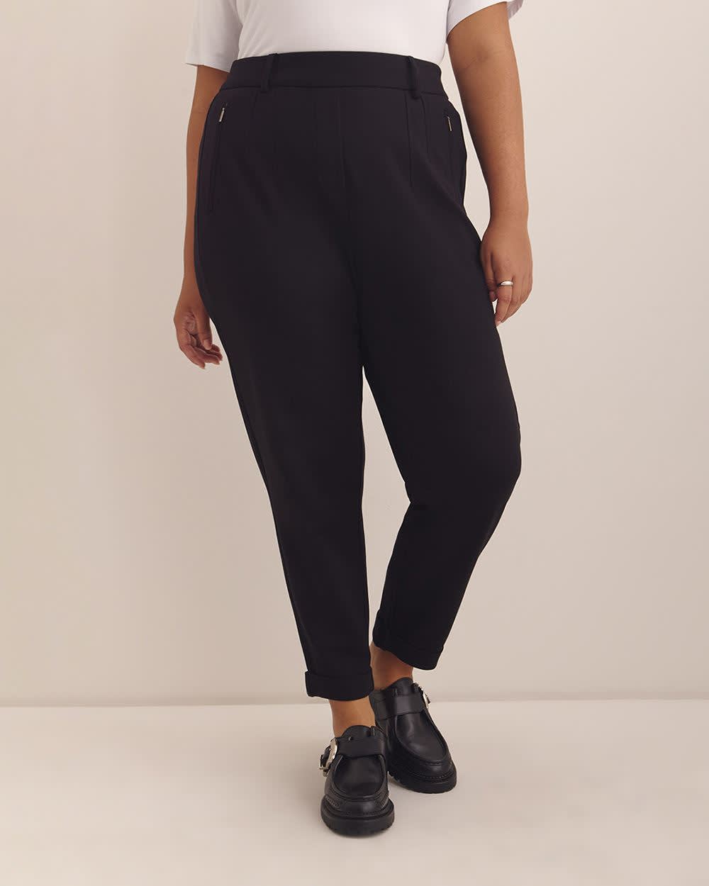 Responsible, Essential Ponte de Roma Tapered-Leg Pant