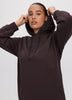 French Terry Hooded Midi Dress - Hyba