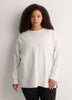 French Terry Long Sweatshirt with Fashion Cut - Active Zone