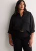 Silky Buttoned Down Tunic