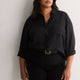 Silky Buttoned Down Tunic