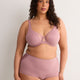 Rose Unlined Underwire Bra with Mesh - Déesse Collection