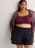 Black Pull-On Running Shorts with Liner - Active Zone
