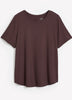 T-shirt côtelé à col rond, coupe moderne, tissu responsable - PENN. Essentials