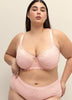 Pink Lace Underwire Bra - Déesse Collection