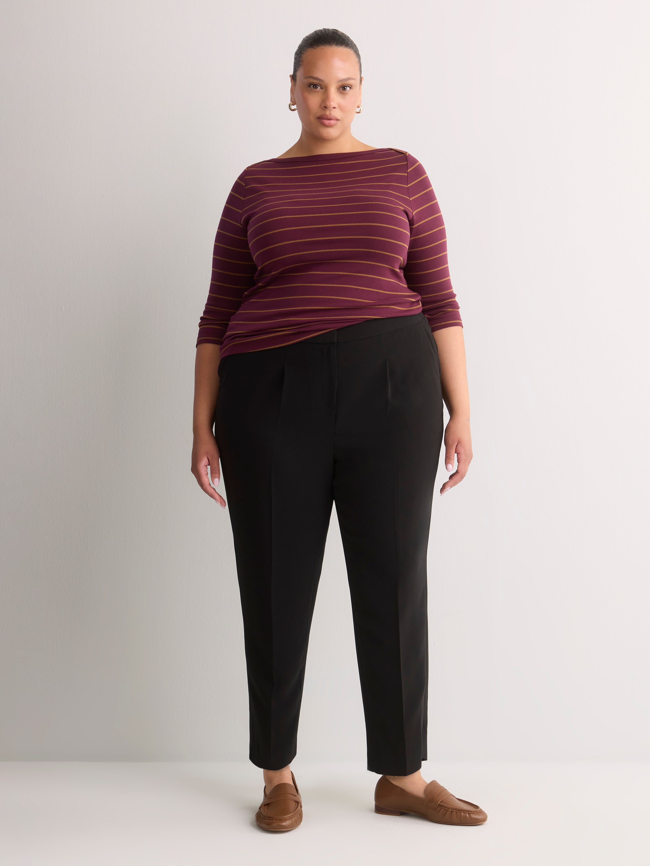 Tapered-Leg City Pant