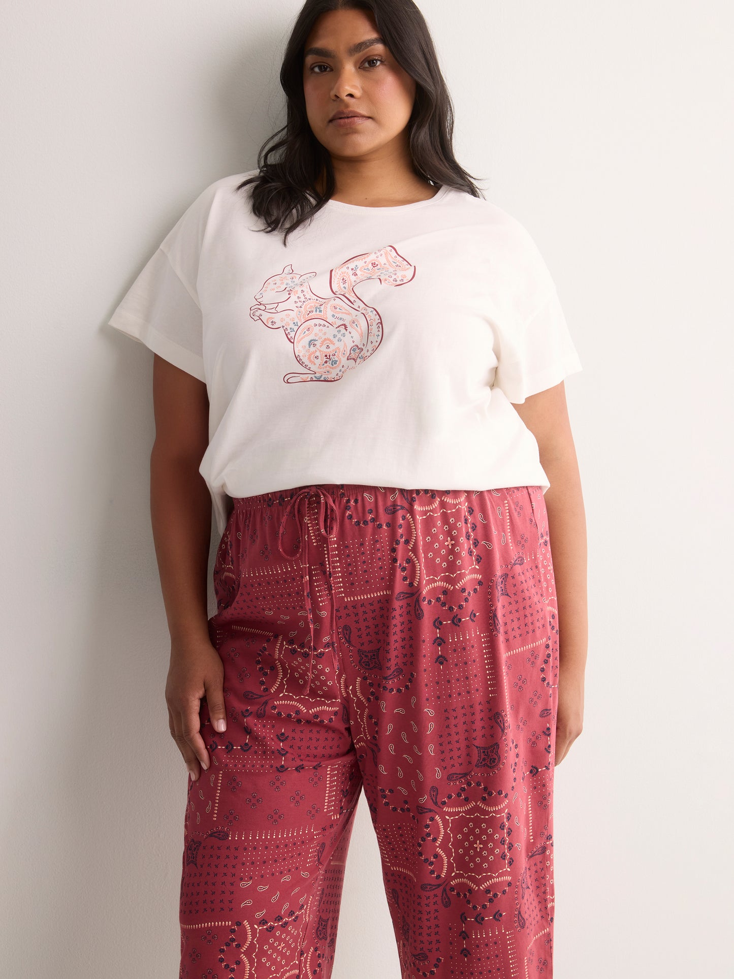 Printed Straight-Leg Capri Pyjama Pant - ti Voglio