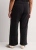 Black Essential Fleece Open-Hem Pant - adidas