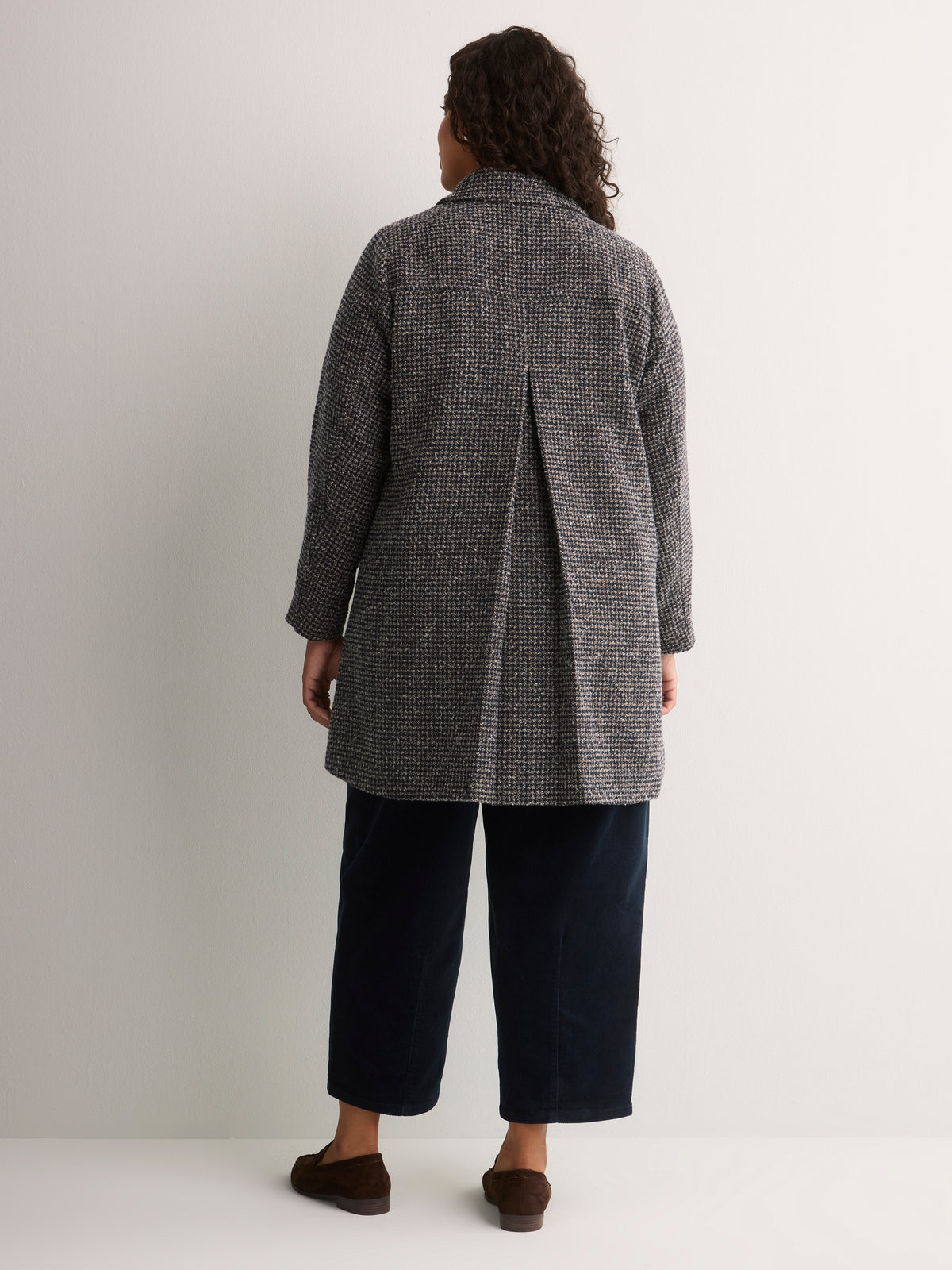 Soft Woven Swing Coat