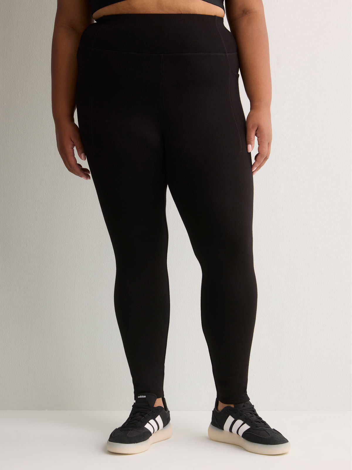 Petite, Black Thermal Leggings - Active Zone