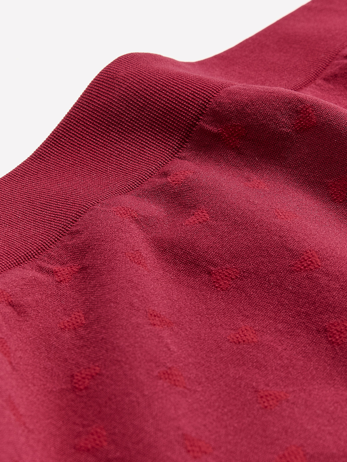 Red Heart-Print Seamless Full Brief - tiVOGLIO