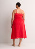 Strapless Eyelet Midi Dress - Addition Elle