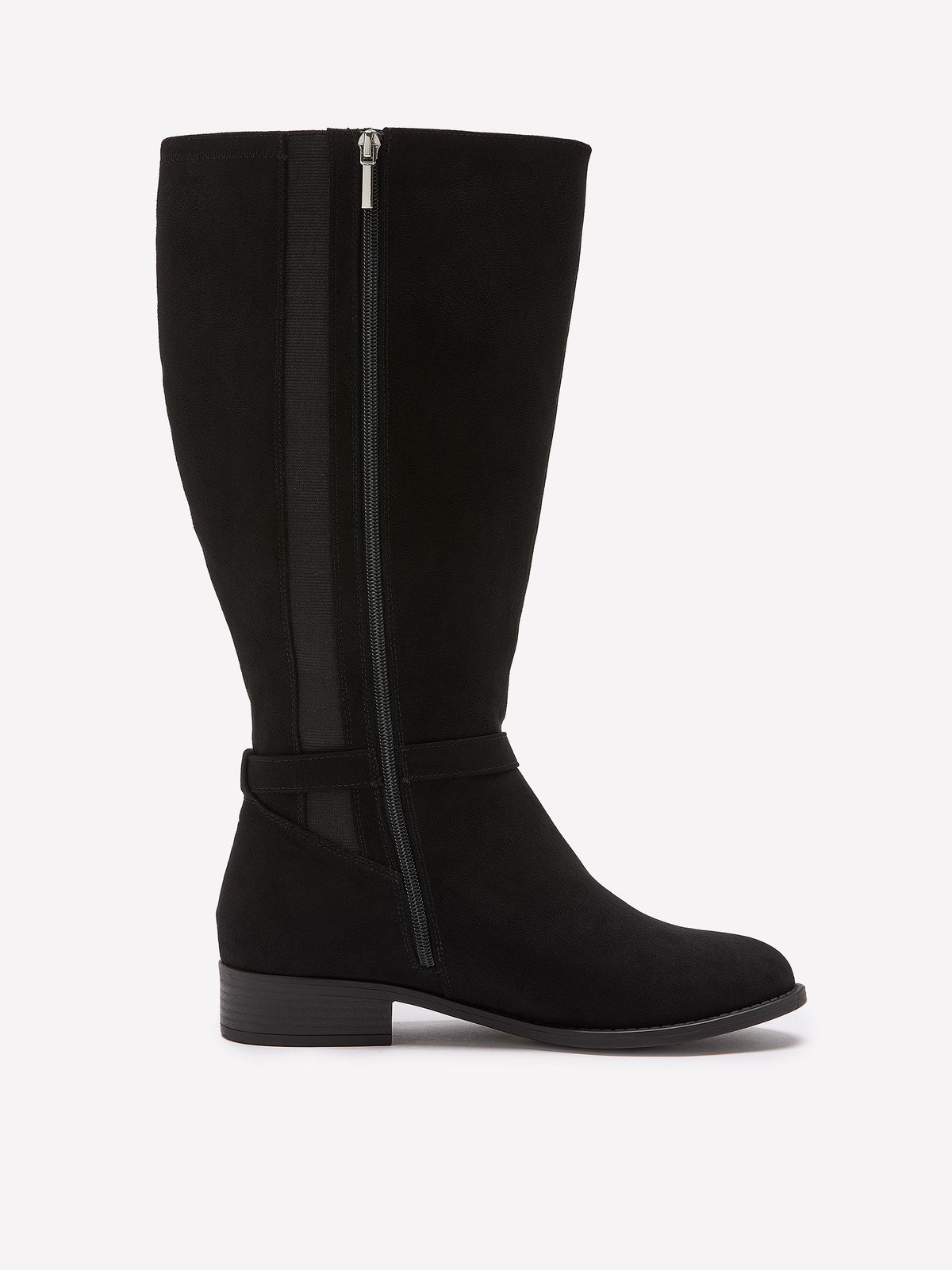 Extra Wide Width, Faux-Suede Tall Riding Boot