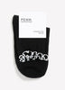 Ankle Socks with Contrasting Lettuce Edge