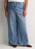 Wide-Leg High-Rise Classic Denim Pant - d/C Jeans