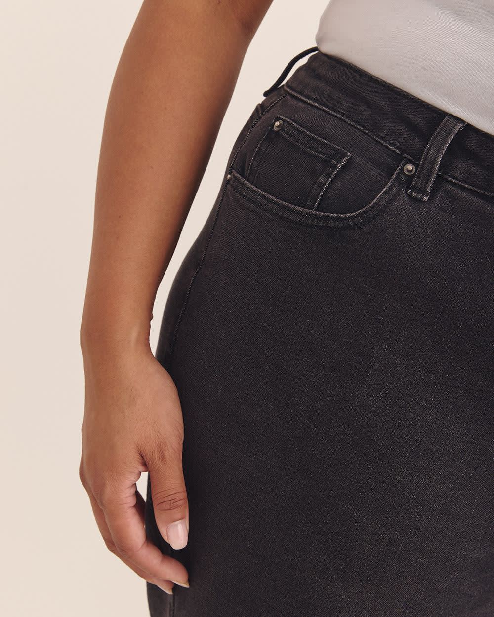 Jean taille basse à  jambe droite style années 90 - d/C JEANS