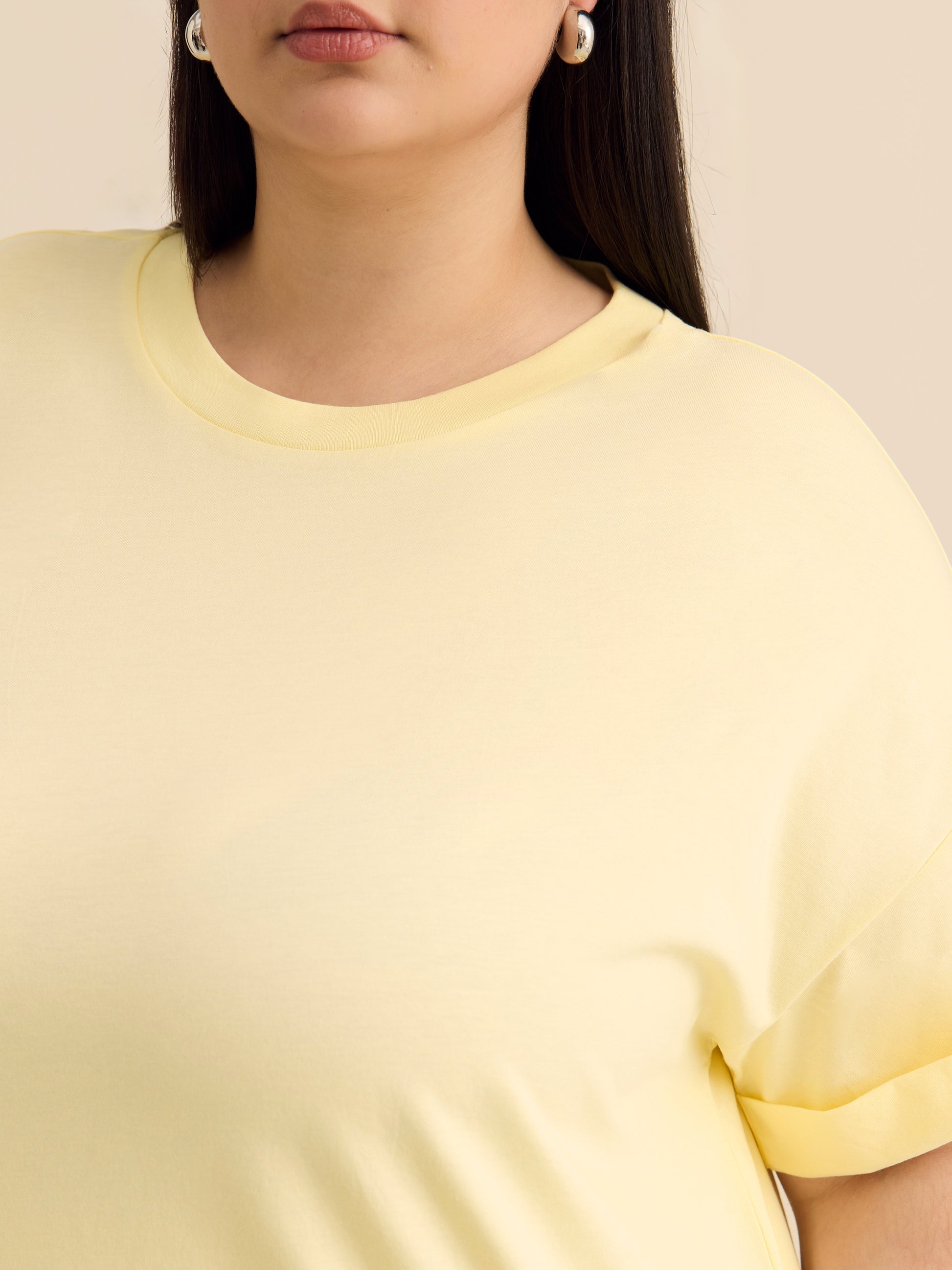 Boxy-Fit Crewneck Tee