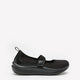 Chaussure noire Solevana Jane avec bride ajustable, pied large - Clarks