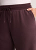 Responsible, Brown High-Rise Wide-Leg Pull-On Knit Pant - Active Zone
