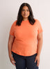 Flamingo Curvy-Fit Short-Sleeve Crew-Neck Tee