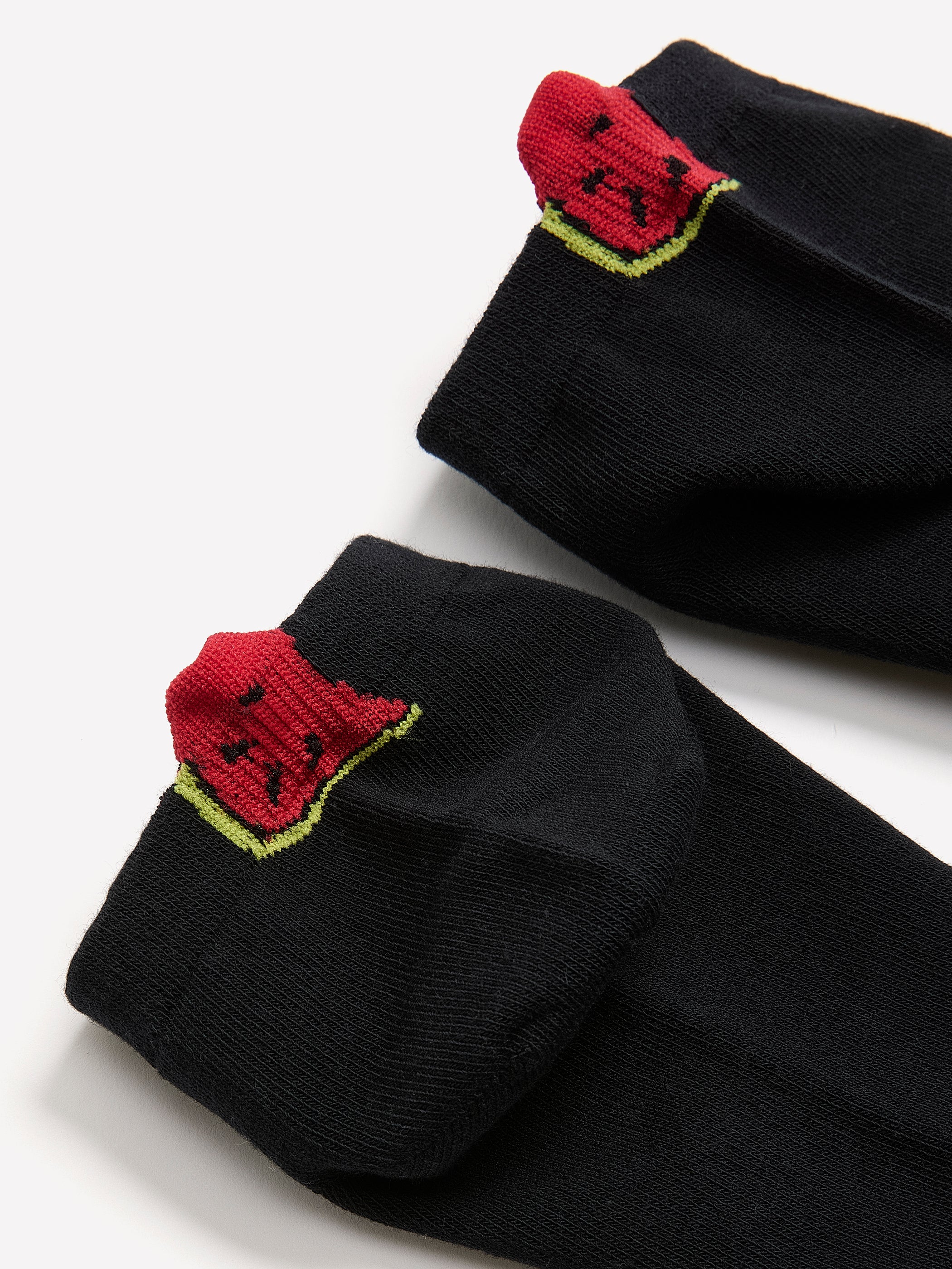 Ankle Sock with Heel Fruit Placement