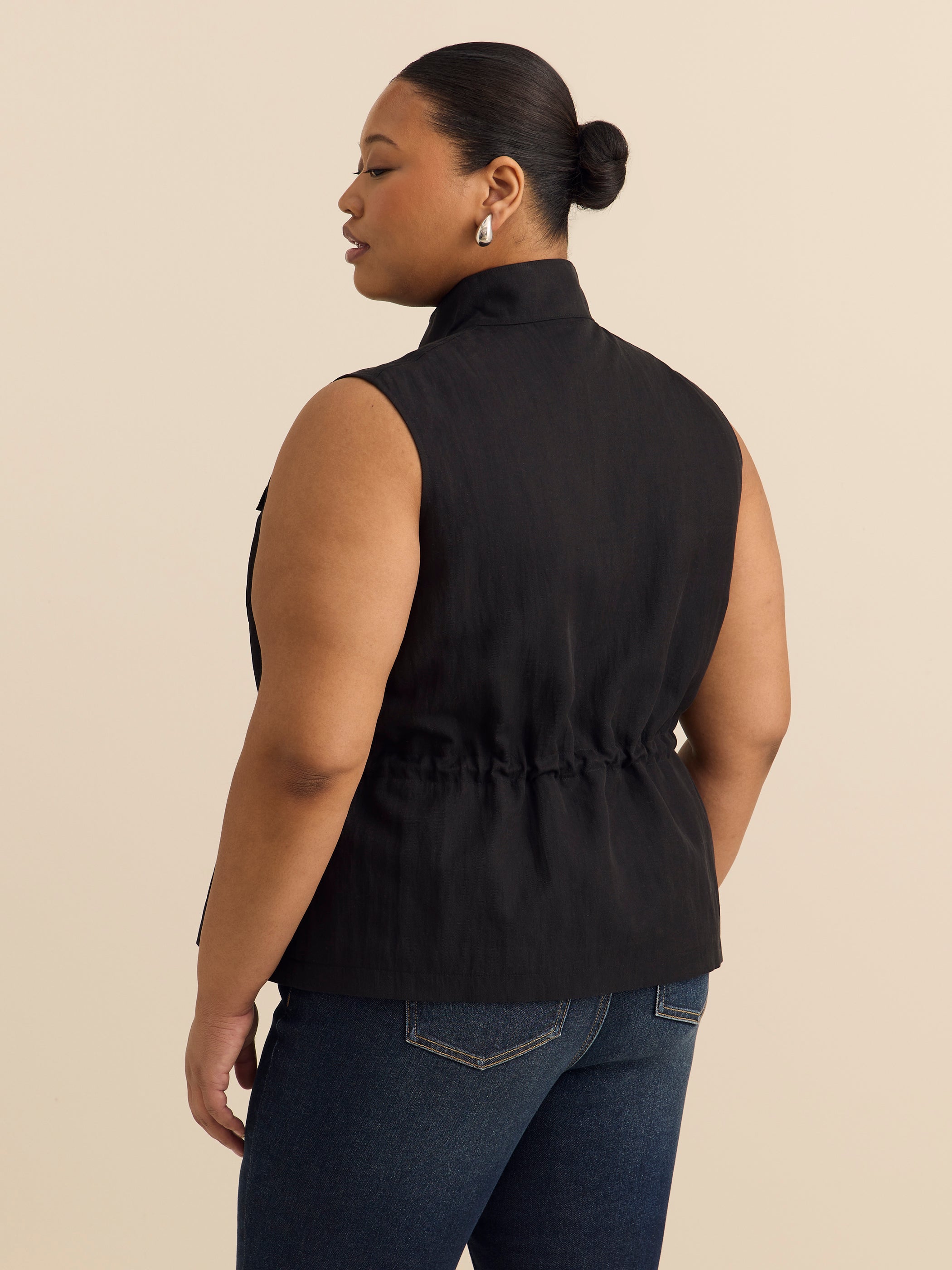 Veste safari sans manches